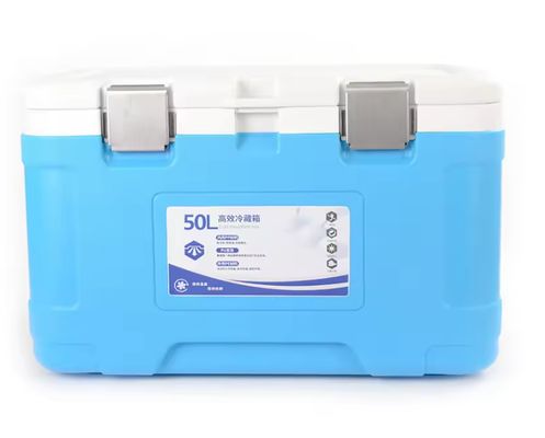 50L Durable Sports Ice Cooler Box with Temperature Display for Outdoor Camping