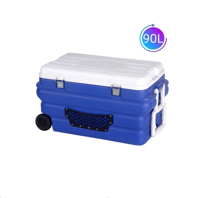 90L Capacity Cold Chain Box with PE / PU / PP Material and Side Handles for Easy Transport