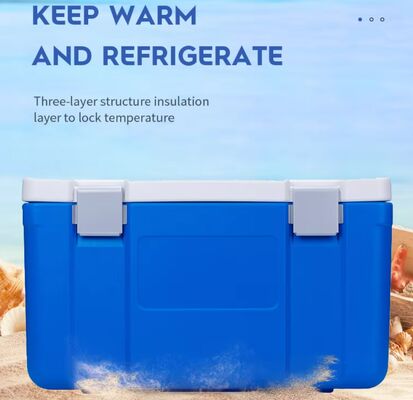 FS-65L Model 65L Capacity Portable Ice Cooler Box for Camping and Fishing with 6.4kg Lightweight Design