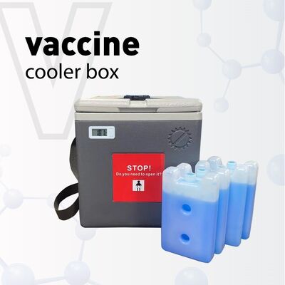 Customize Lable Support Vaccine Cold Box And Vaccine Carrier Box For Pharmaceutical Logistics Optional Temperature Display