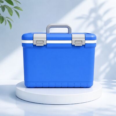 Shock Proof And Impact-resistant Medical Cooler Box with 12 Liters Capacity and Temperature Range 2°C To 8°C for Vaccine Transport