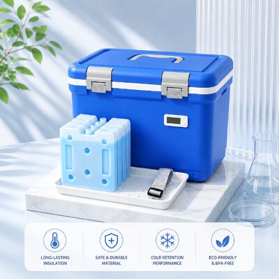 Cold Chain Storage And Tranpotation Medical Cooler Box CE Certified Insulation For Medical Sample And Vaccine Transport
