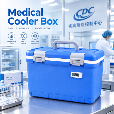 Pharmaceutical Grade Insulated Cooler Carrier Box, Reliable Cold‑Chain Transit Container, Stable 2‑8°C Thermal Preservation For Medicine, Biological Samples, Diagnostic Reagents, Suitable For Medical