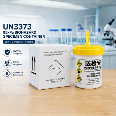 95 kPa Pressure Tested Specimen Transport Container UN3373 UN2814  Biohazard Safety Storage for Clinical LabInfectious Samples